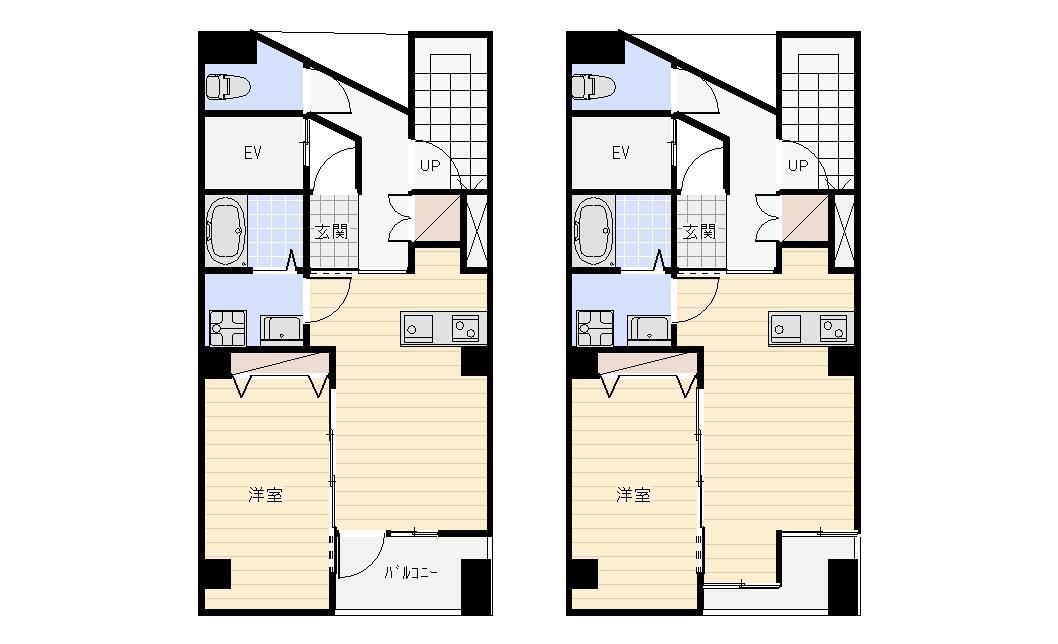 BB BLDG(1LDK/7階)の間取り写真