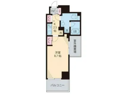 SWEET HILLSお花茶屋(1K/5階)の間取り写真