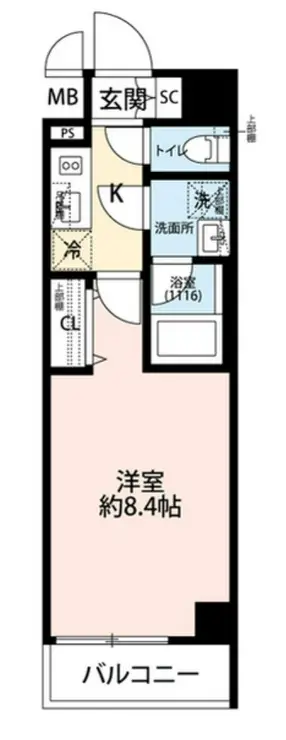 プレール・ドゥーク本所吾妻橋III 5階階 間取り