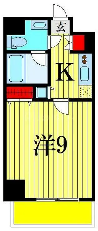 エスポワール本八幡 6階階 間取り