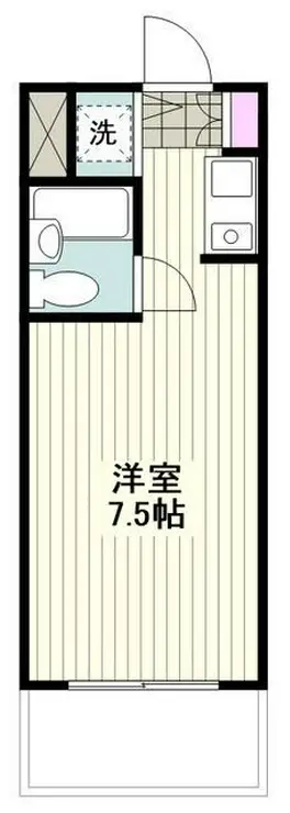 スカイノブレ川崎柳町 10階階 間取り