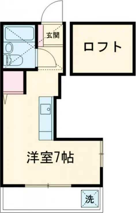 ベルハイム南ヶ丘 1階階 間取り