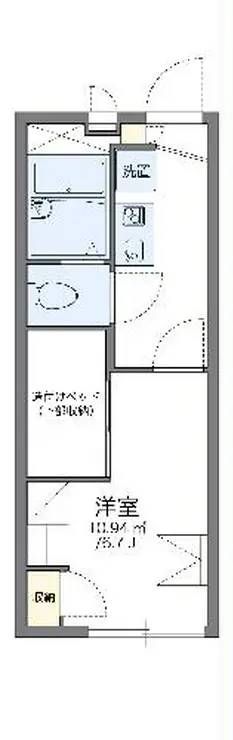 レオパレスマムトープ 2階階 間取り