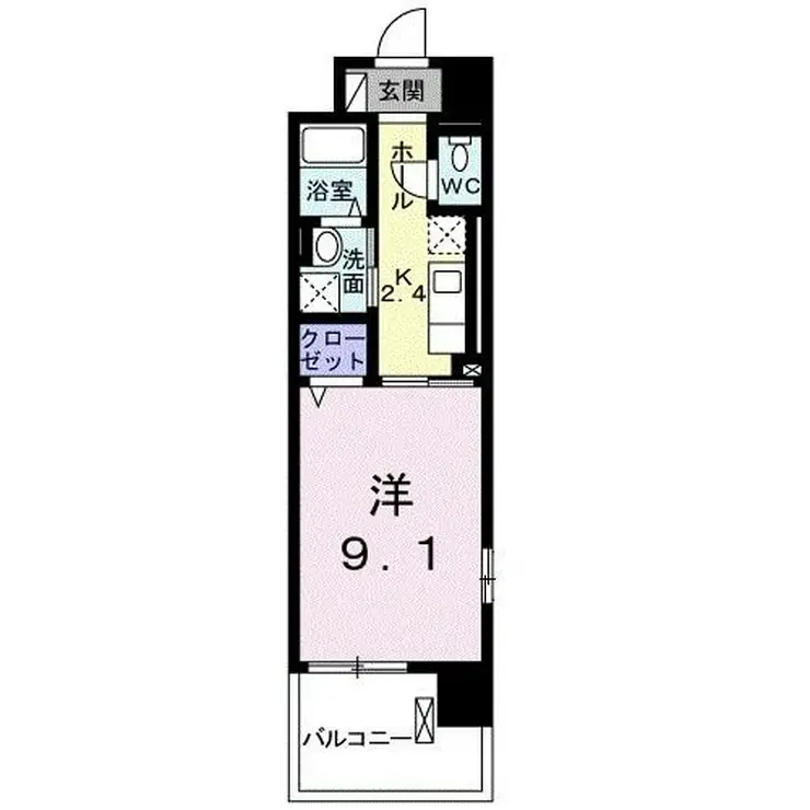 パークフロントレジデンス 5階階 間取り