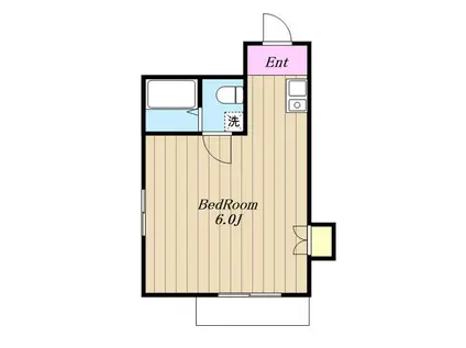 STUDIO SOU(ワンルーム/3階)の間取り写真