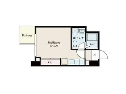 プライマル札幌北18条(ワンルーム/5階)の間取り写真