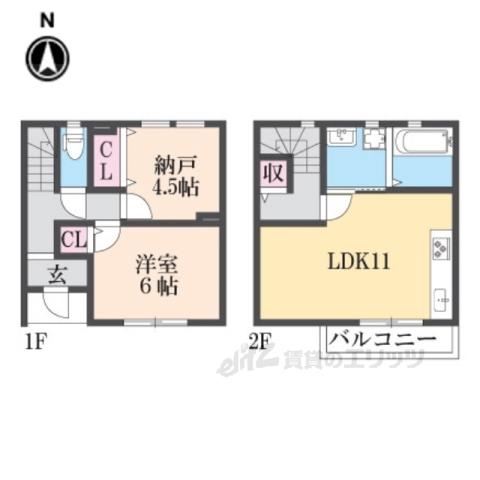 STYLEⅡ(2LDK/1階)の間取り写真