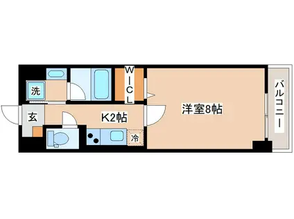 ANCREST KOBE(1K/3階)の間取り写真