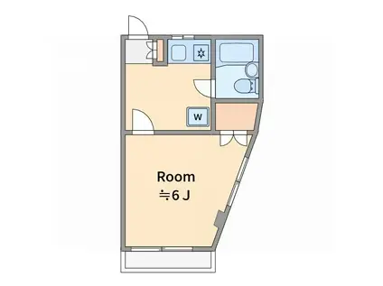 シティパレス目白(1K/1階)の間取り写真