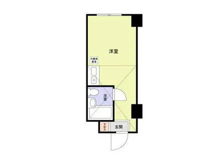 ダイヤモンドビル東日本橋第3(ワンルーム/1階)の間取り写真