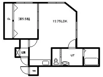 ARCEIII(1LDK/2階)の間取り写真