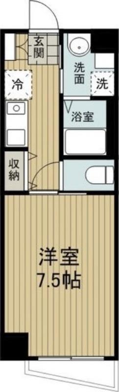 矢木楽器本社ビル(1K/7階)の間取り写真