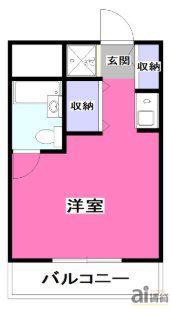 プリンス本町(ワンルーム/3階)の間取り写真