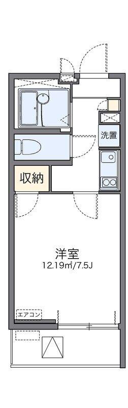 レオネクスト御影本町(1K/4階)の間取り写真