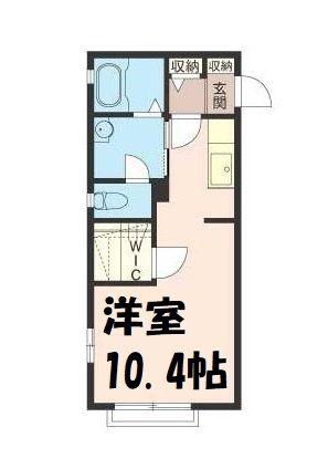 フィオーレ(ワンルーム/1階)の間取り写真
