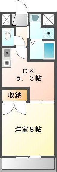サンシャイン21(1DK/1階)の間取り写真