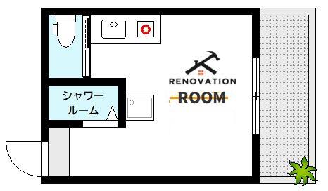 マグノリア堺町(ワンルーム/4階)の間取り写真