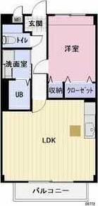 ハイツフラワーガーデンソルボンヌ(1LDK/1階)の間取り写真