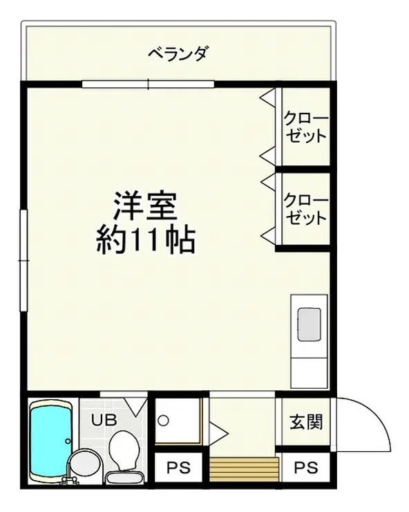 メゾンド青葉台 3階階 間取り