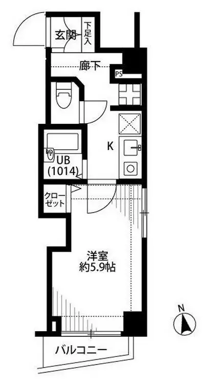 プレール・ドゥーク木場親水公園 3階階 間取り