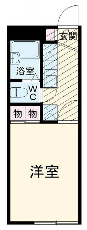 レオパレスデネブ 2階階 間取り