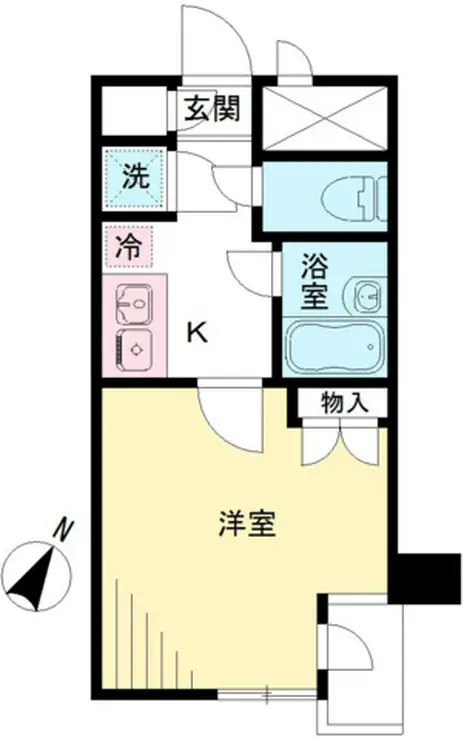 ダイヤメイト聖蹟 3階階 間取り