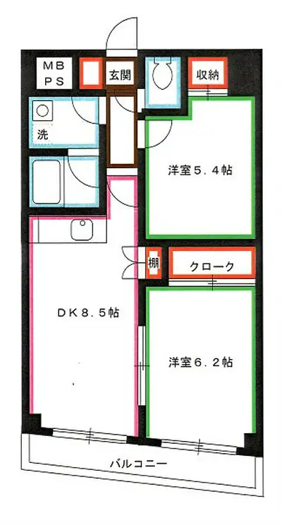 リメール三鷹 4階階 間取り