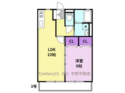 カーザミアⅠ(1LDK/1階)の間取り写真