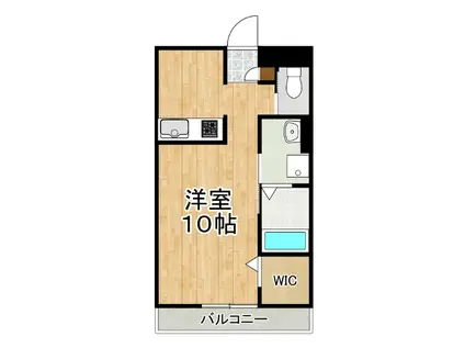 MINETTE(ワンルーム/2階)の間取り写真