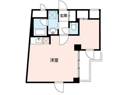湯島アパートメントハウス(ワンルーム/2階)の間取り写真