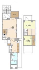 プリンセスコート東麻布(1SLDK/6階)の間取り写真