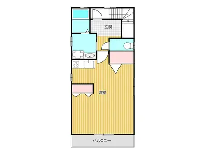アルテミス京橋(1K/3階)の間取り写真