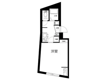 KI-FLAT永福町(1K/2階)の間取り写真
