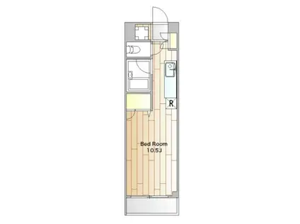 セレーヌ祐天寺(ワンルーム/2階)の間取り写真