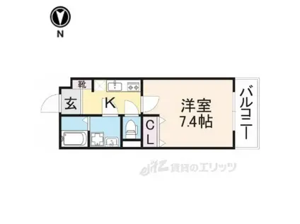 PREMIERE3(1K/3階)の間取り写真