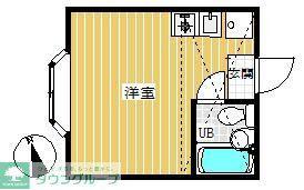 ステラ17(ワンルーム/2階)の間取り写真