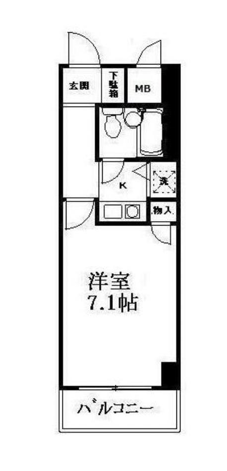 藤和シティコープ浅間町(1K/4階)の間取り写真
