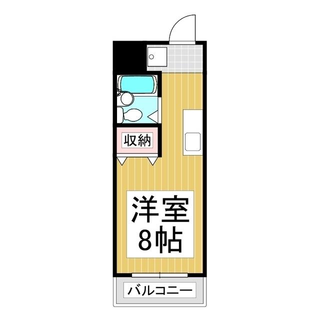 アシスト諏訪マンション(ワンルーム/3階)の間取り写真