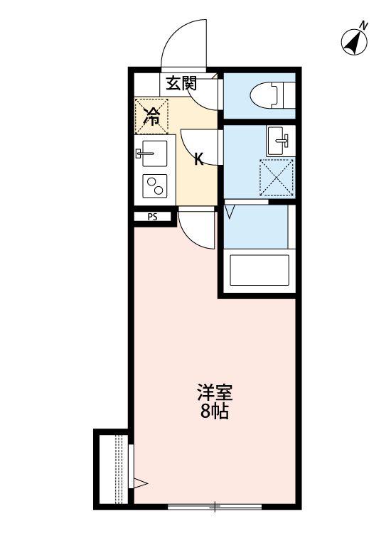 ROBOT HOME 上本郷(1K/1階)の間取り写真