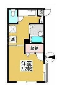 フォレスタリブレ(1K/2階)の間取り写真