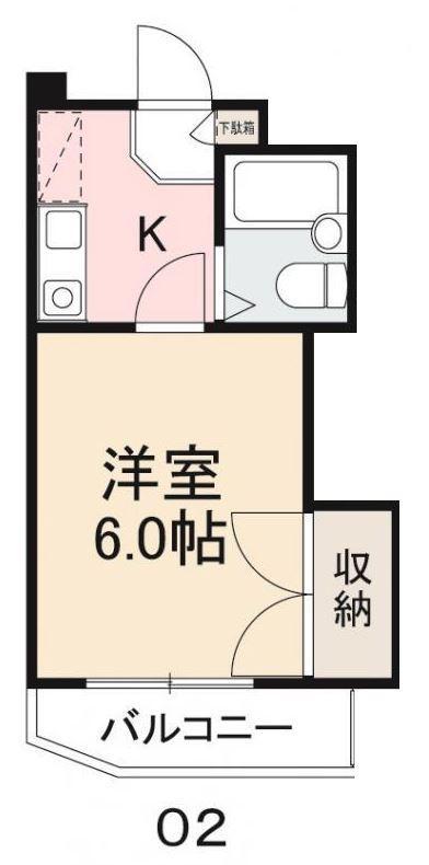 ハイツアニマート(1K/3階)の間取り写真
