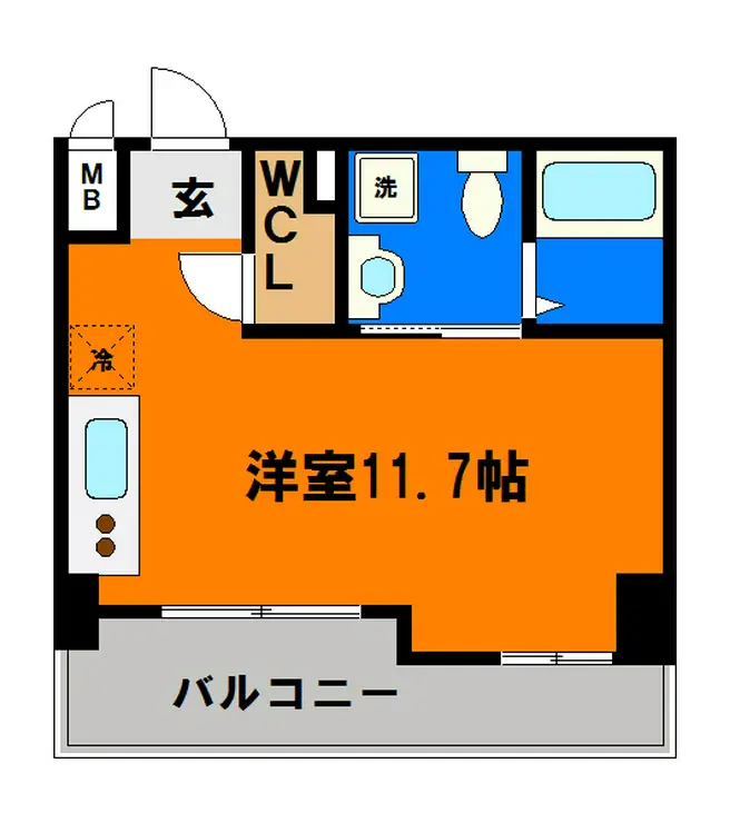 リエス千葉新宿 5階階 間取り