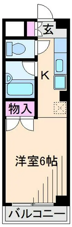 セントラルハイツ綱島 1階階 間取り