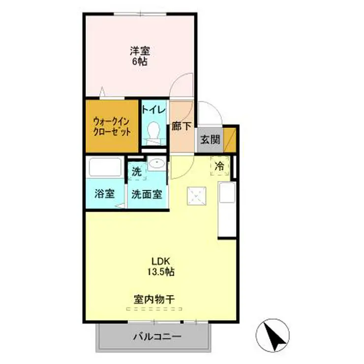 リヴェール津田沼 1階階 間取り
