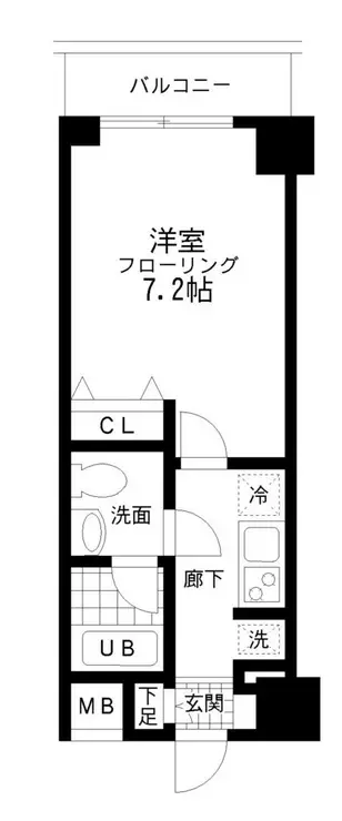 レジディア桜上水 7階階 間取り