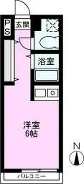 ケイハイツ南越谷 2階階 間取り