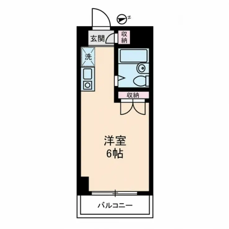 エバーグレース西府 3階階 間取り