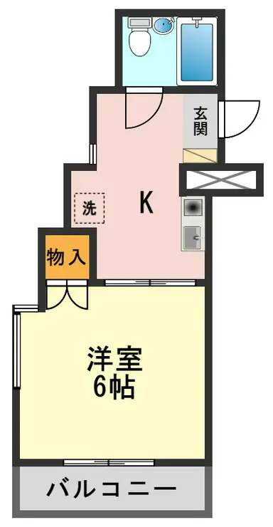 フローラミュ 4階階 間取り