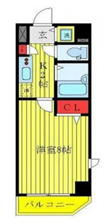 アヴァンツァーレ巣鴨 3階階 間取り