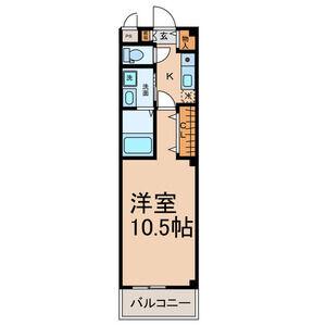 つつみ館(1K/1階)の間取り写真
